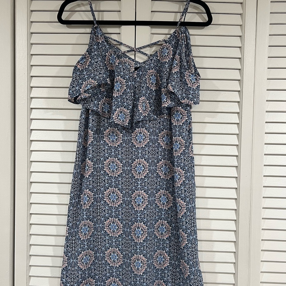 Patterned Shift Dress - image 2